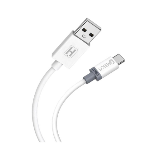 CABO TURBO BRANCO 1 METRO 3.1 MICRO USB - HS68