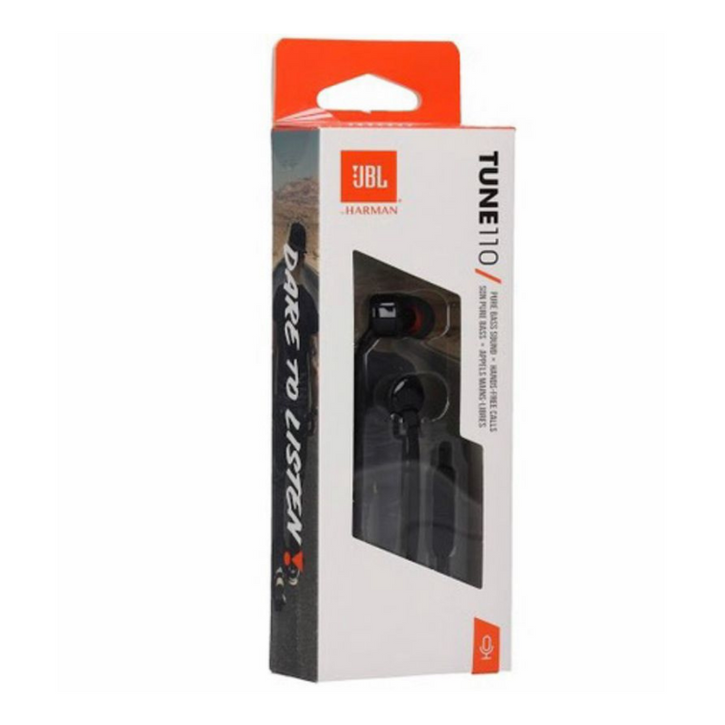 FONE DE OUVIDO JBL TUNE 110 COM MICROFONE