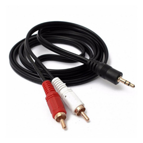 CABO REFORÇADO P2 X 2 RCA 1,5M AUXILIAR