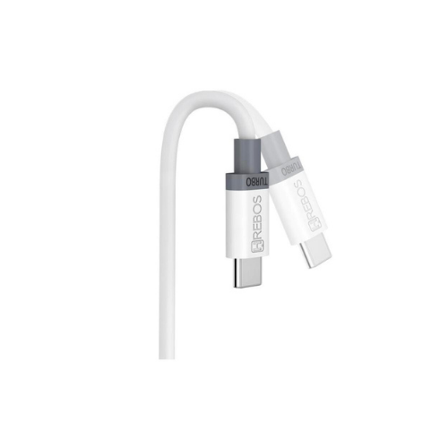 CABO TURBO BRANCO 1 METRO 3.1 MICRO USB - HS68