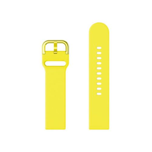 AMARELO |PULSEIRA SILICONE FIVELA|