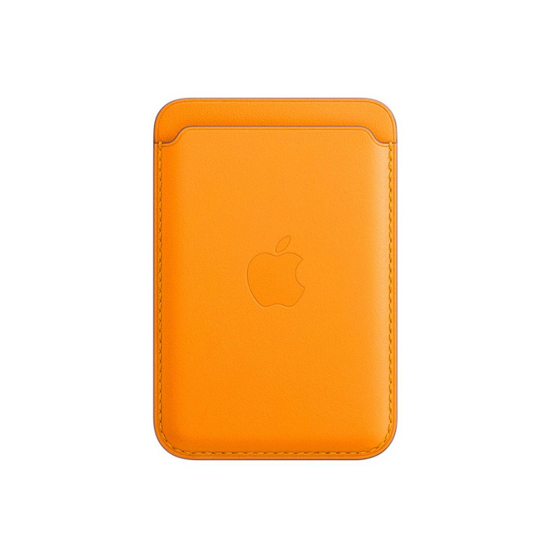 CARTEIRA COURO MAGSAFE |LARANJA|