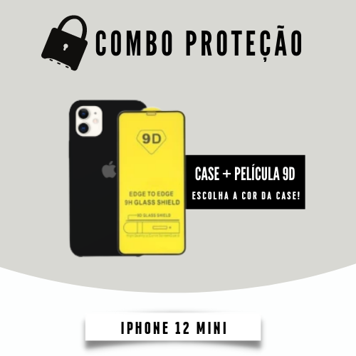 Combo Proteção iPhone 12 Mini